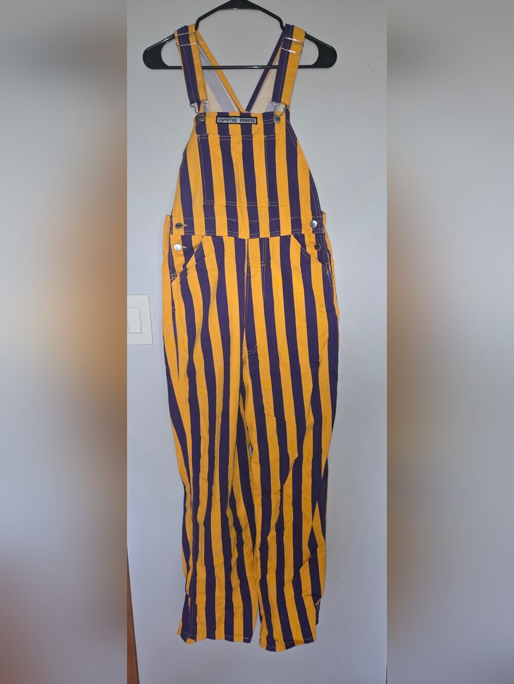 Bibs by Game Bibs Purple and Gold Size Small